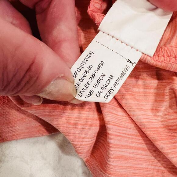 Johnnie-O Paloma Featherweight Polo Huron Orange Medium "H" Golf Club Logo - Picture 7 of 7